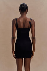 Jocelyn Backless Shapewear Mini Dress - Black