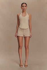 Meadow Denim Shorts - Stone Wash