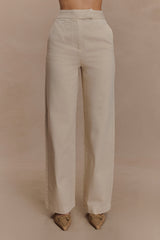 Rayne Wide Leg Denim Jeans - Stone Wash