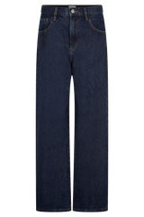 Laina Mid Rise Diamante Denim Jeans - Midnight Blue