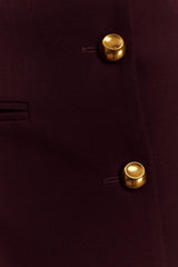 Bellamy Cinched Blazer - Mahogany