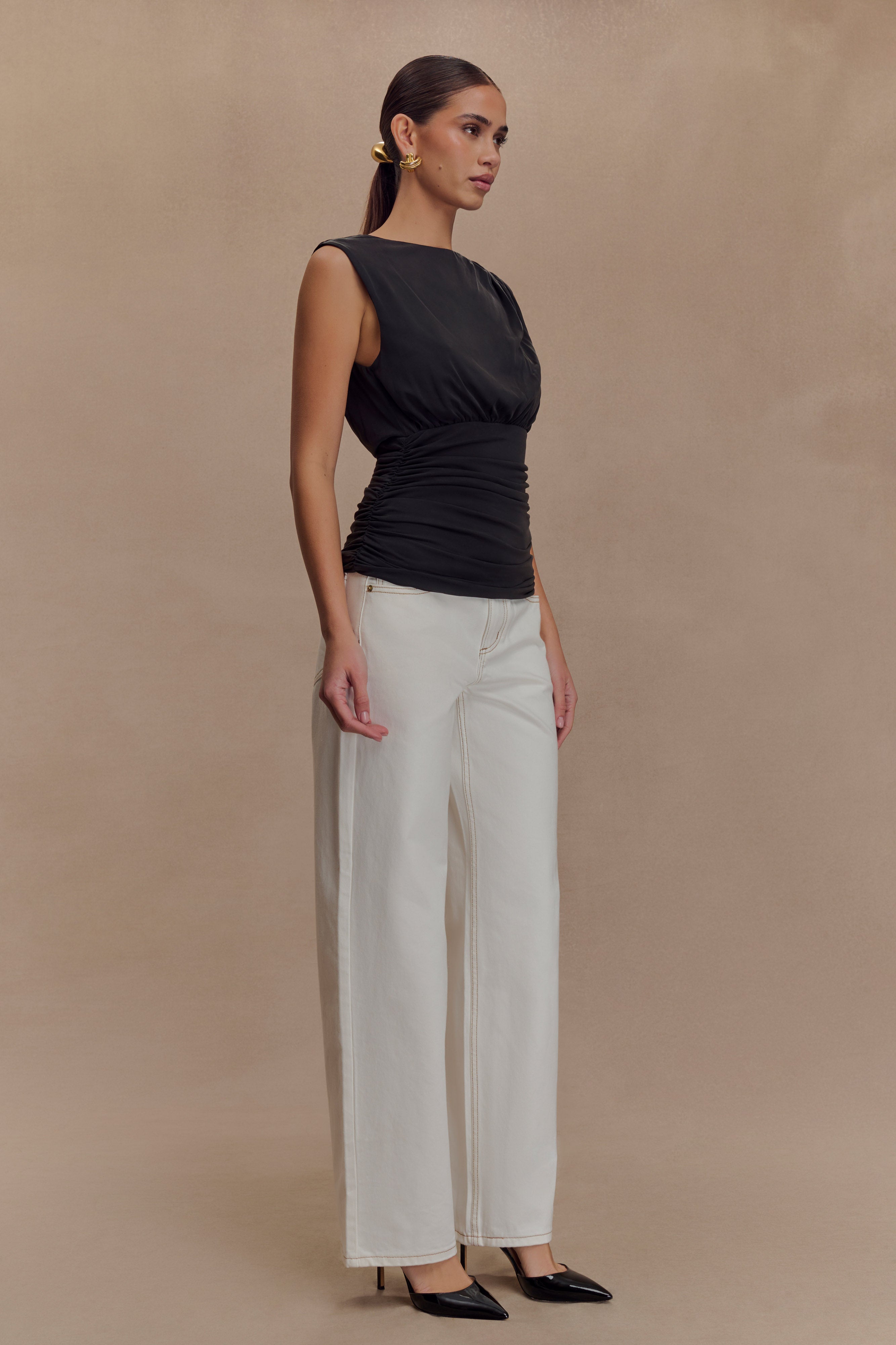 Anthony Short Sleeve Top - Black