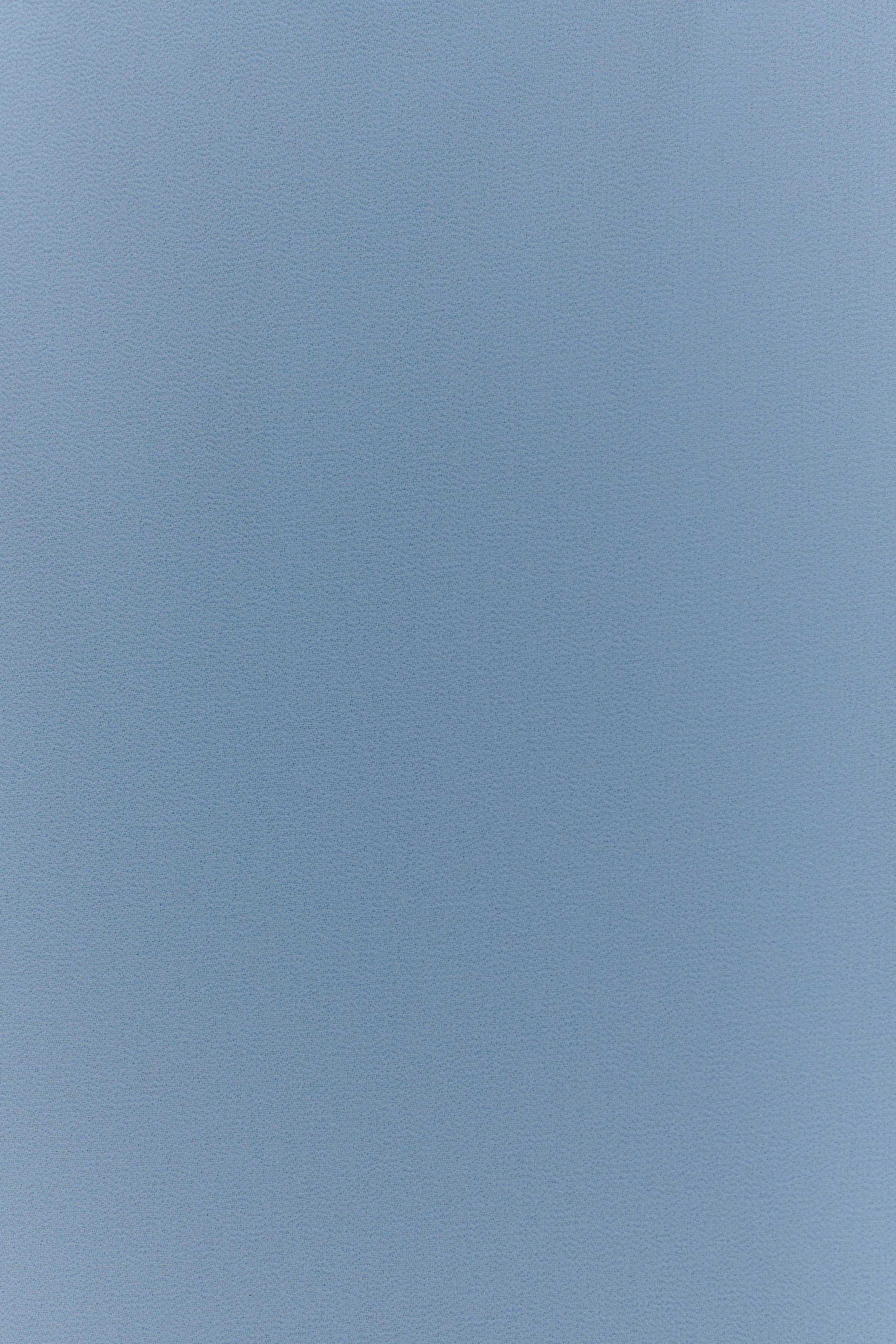 Wynter Scarf Draped Mini Dress - Sky Blue