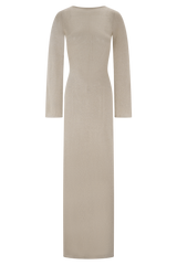 Atticus Knit Maxi Dress With Sequin - Gold