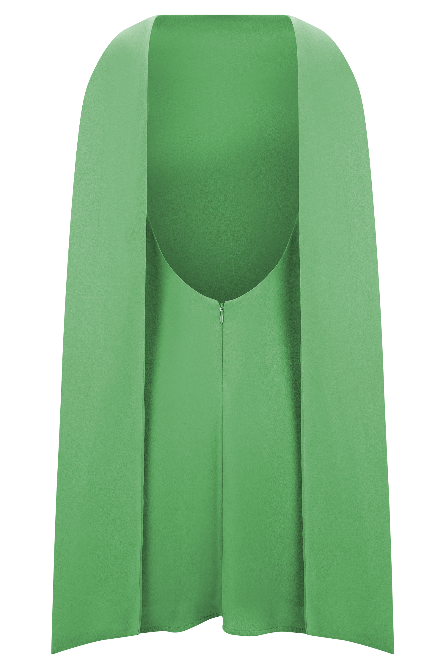 Wynter Scarf Draped Mini Dress - Green